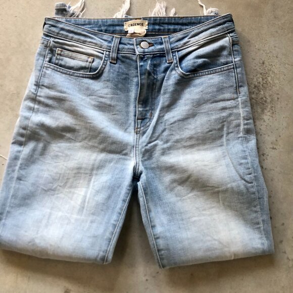 L’AGENCE High Line High-Rise Distressed Skinny Jeans – Women’s Size 29 - Picture 4 of 9